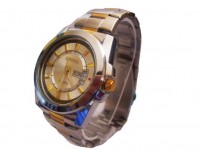 RELOJ PULSERA ACERO  - CUERPO ACERO PLATEADO  - CALENDARIO